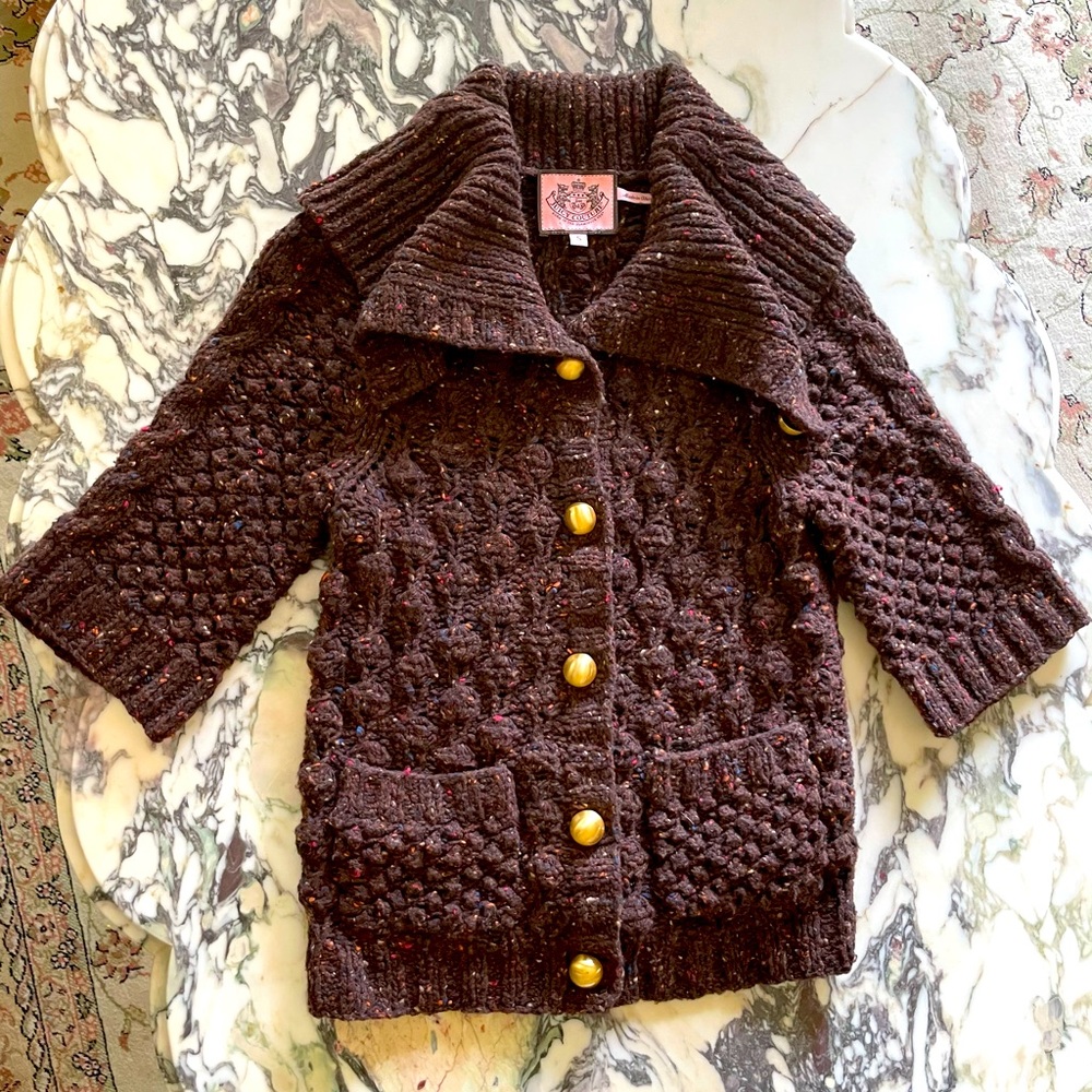 Juicy couture sweater cardigan